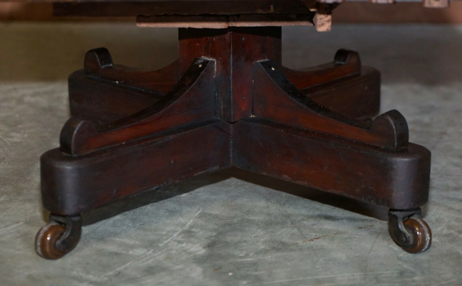 Circa 1900 Edwardian Rosewood Revolving Bookcase Sheraton Inlaid Book Table photo buy