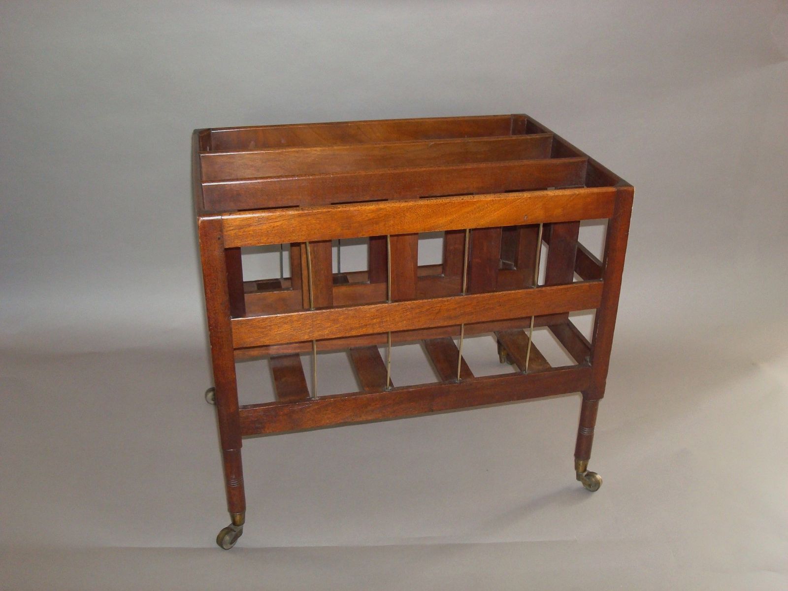 Regency Mahogany Canterbury, 1800s photo Home Decor