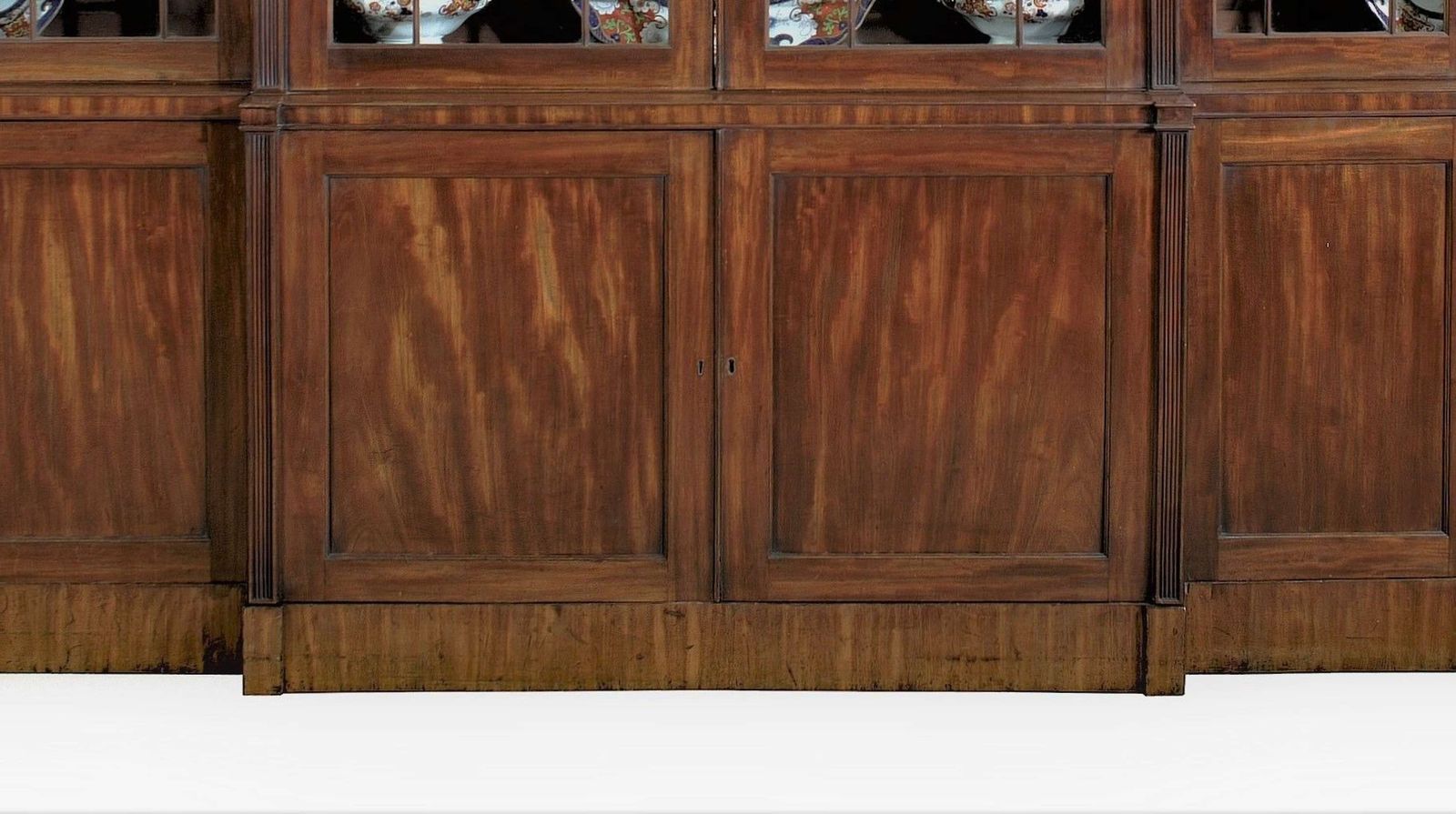 George III Mahogany Breakfront Bookcase photo Furniture