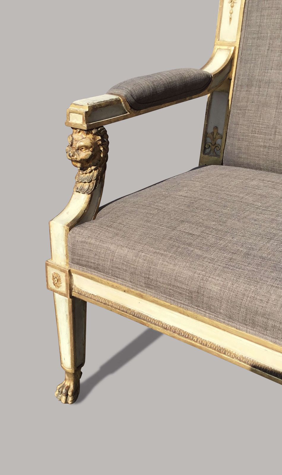 6050.0 C19th Italian Neoclassical Settee Sofa photo
