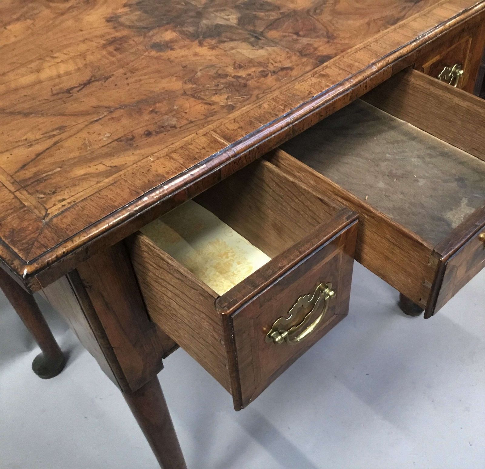 photo furniture George I Figured Walnut Lowboy