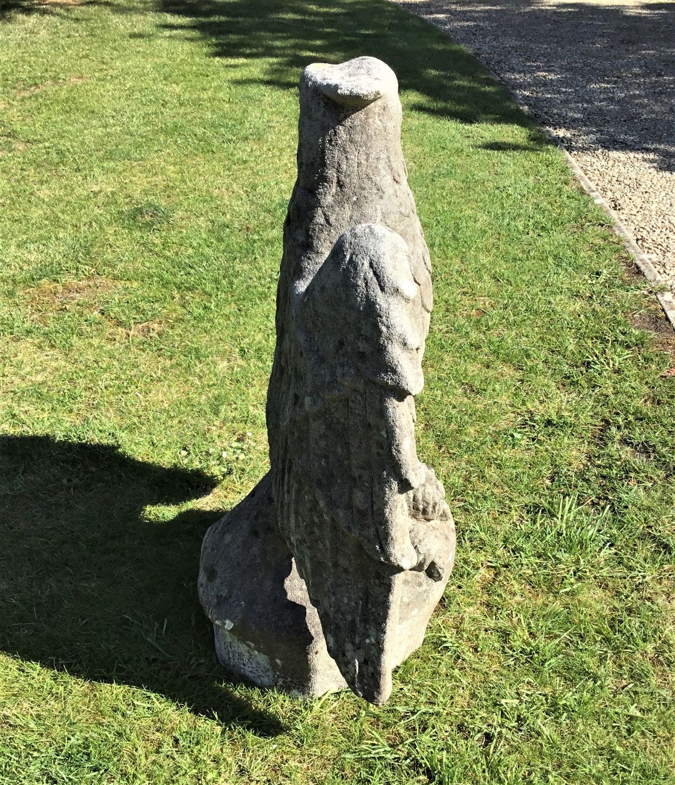C20th Large Composition Stone Eagle photo 1375.0