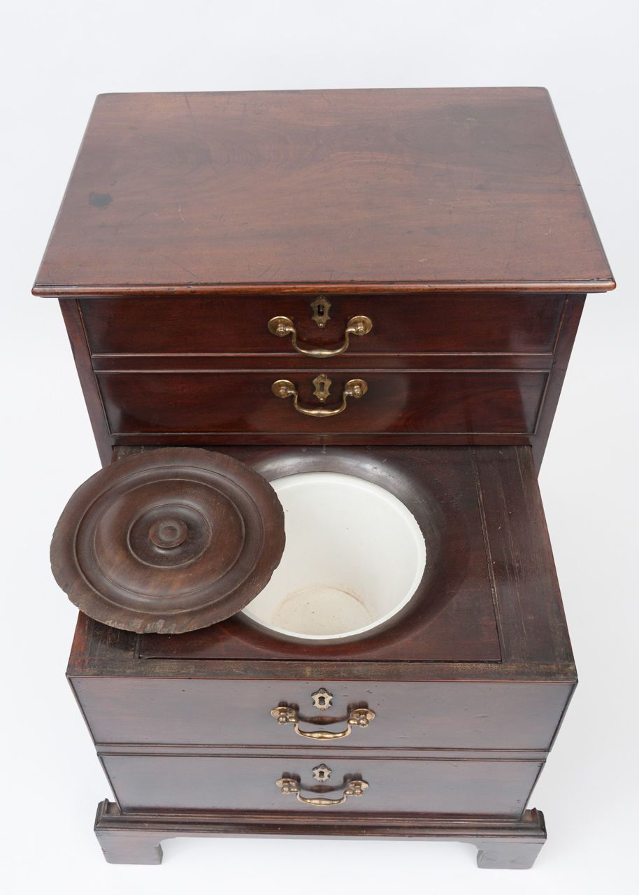Geo III Mahogany Bedside Cabinet photo 1815.0