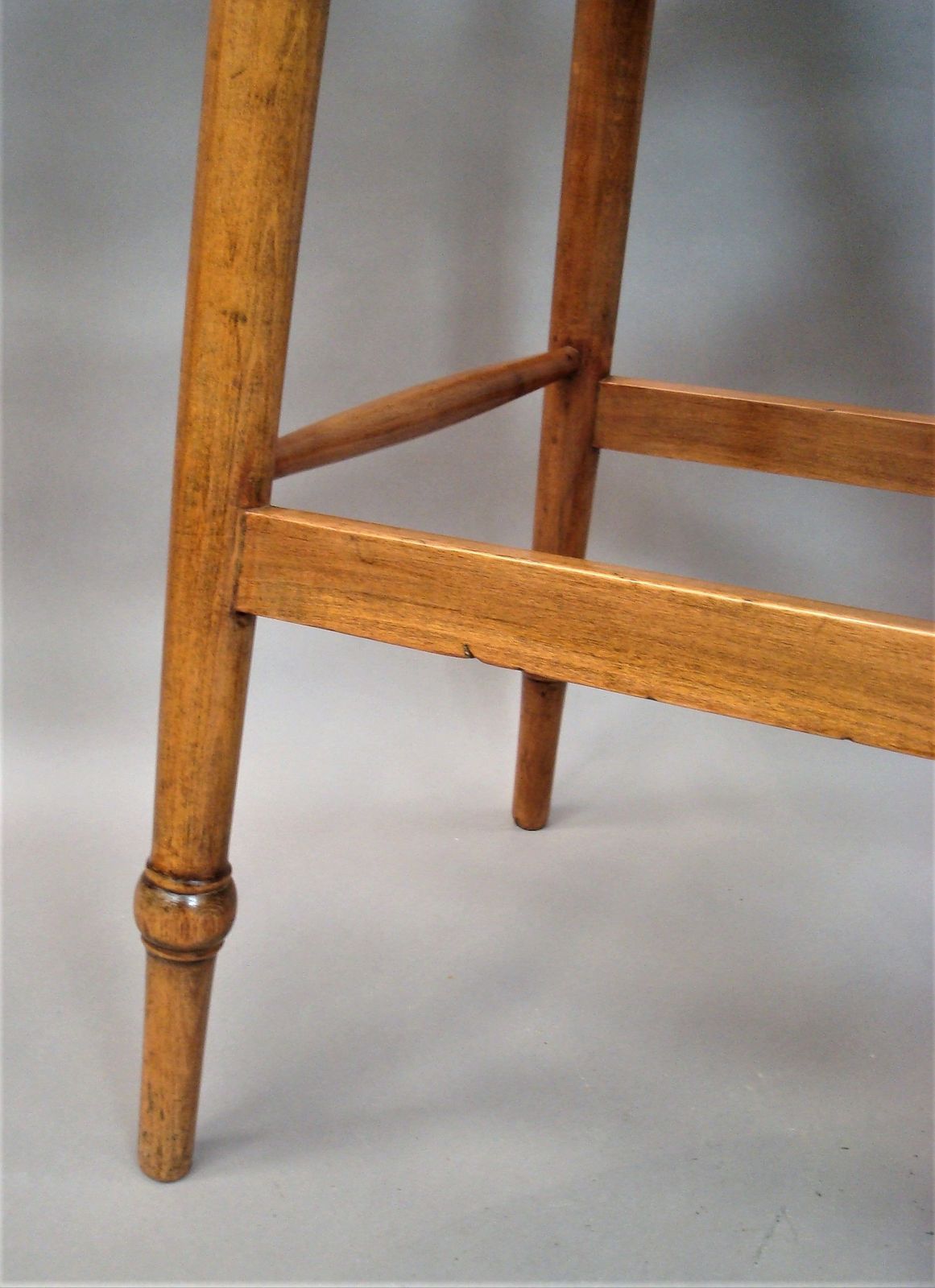 Home Decor C19th English Set Of Fruitwood Library Steps photo