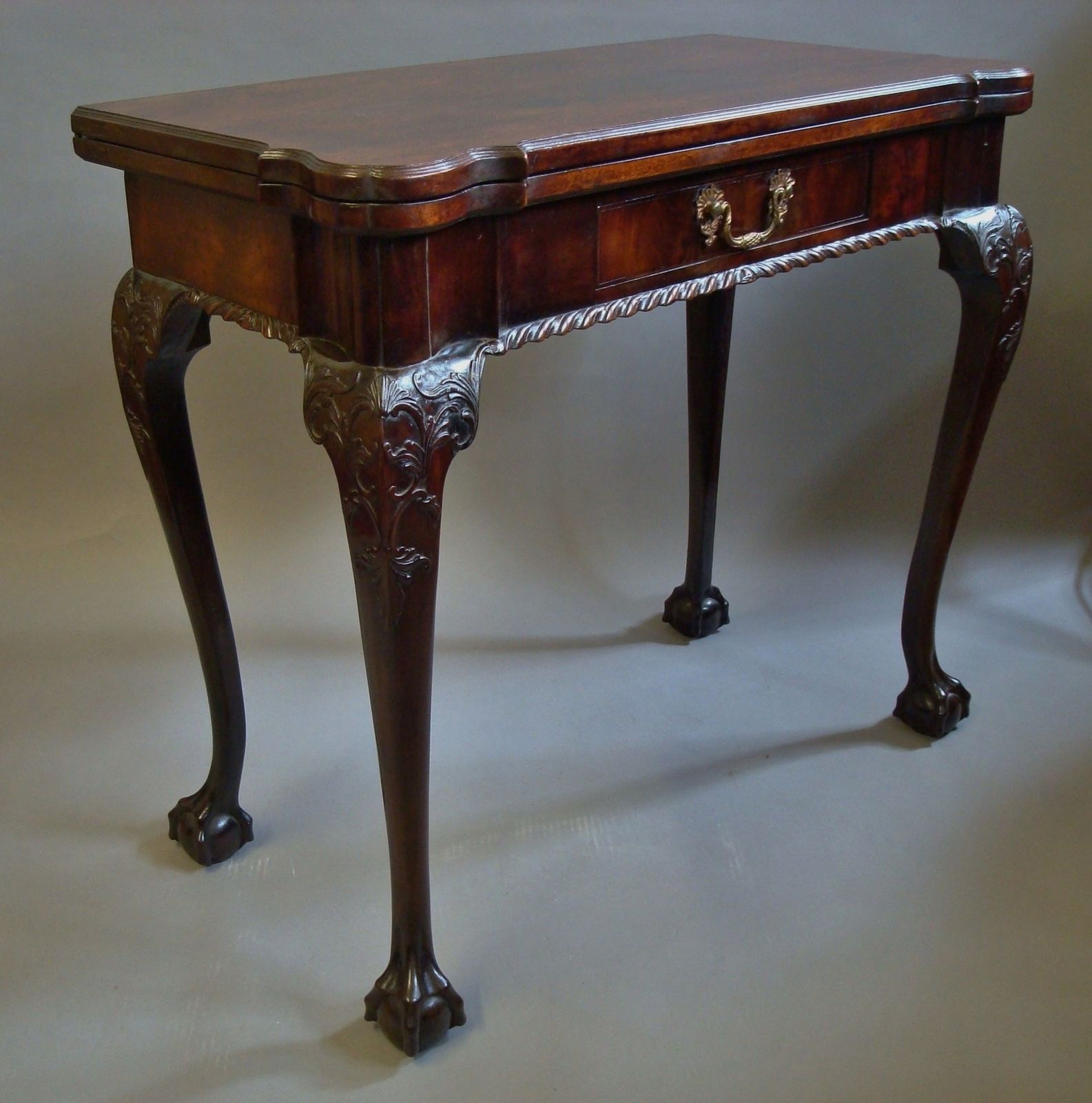 George III Mahogany Card Table photo 19250.0
