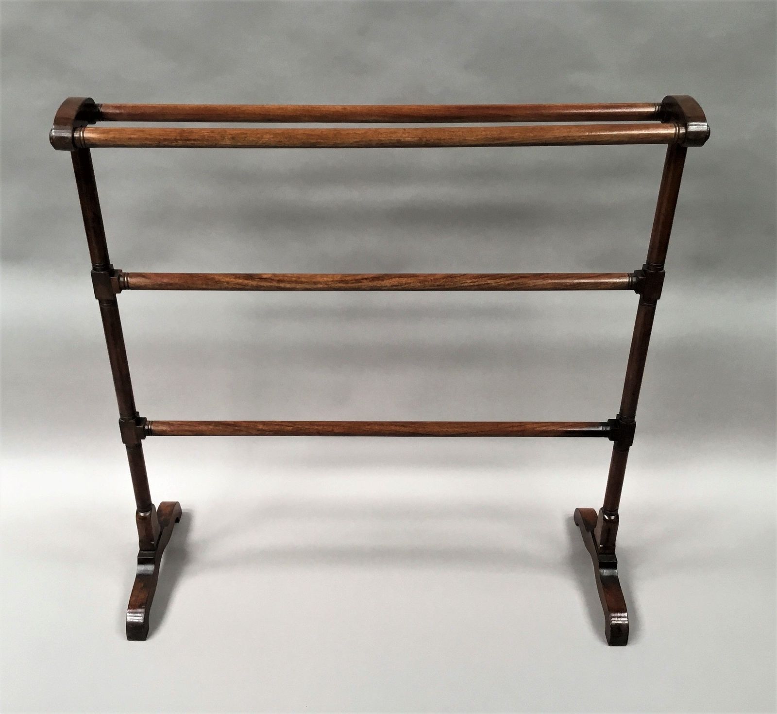 Regency Mahogany Clothes / Towel Rail photo furniture