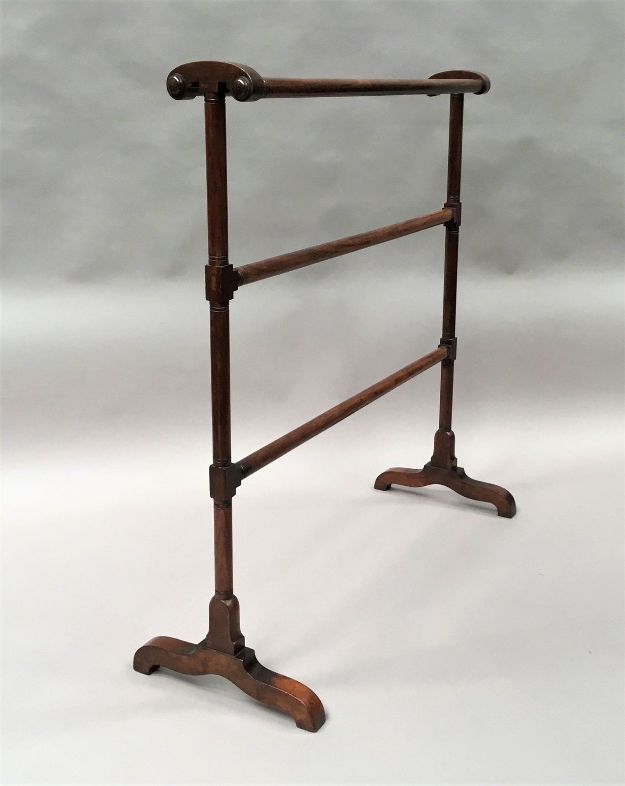 Regency Mahogany Clothes / Towel Rail photo for sale