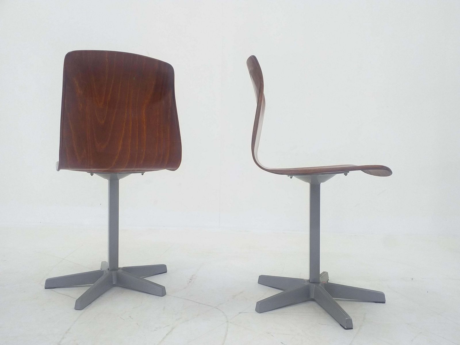 Paar Mid Century Kinderstoelen, Pagholz, Duitsland, Jaren 1970 photo vintage