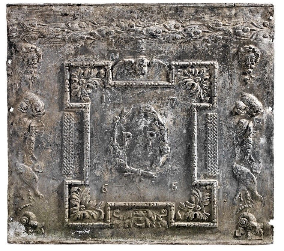 Georgian Lead Cistern Panel, 1700s