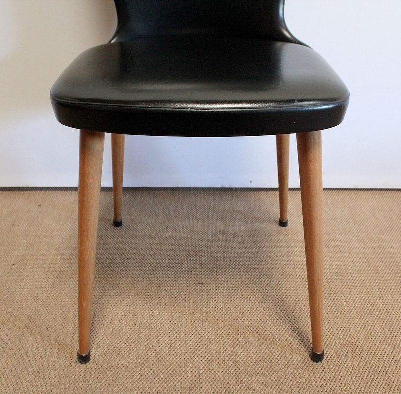 photo furniture Suite Of 8 Baumann Chairs, "Essor" Model, 1960s