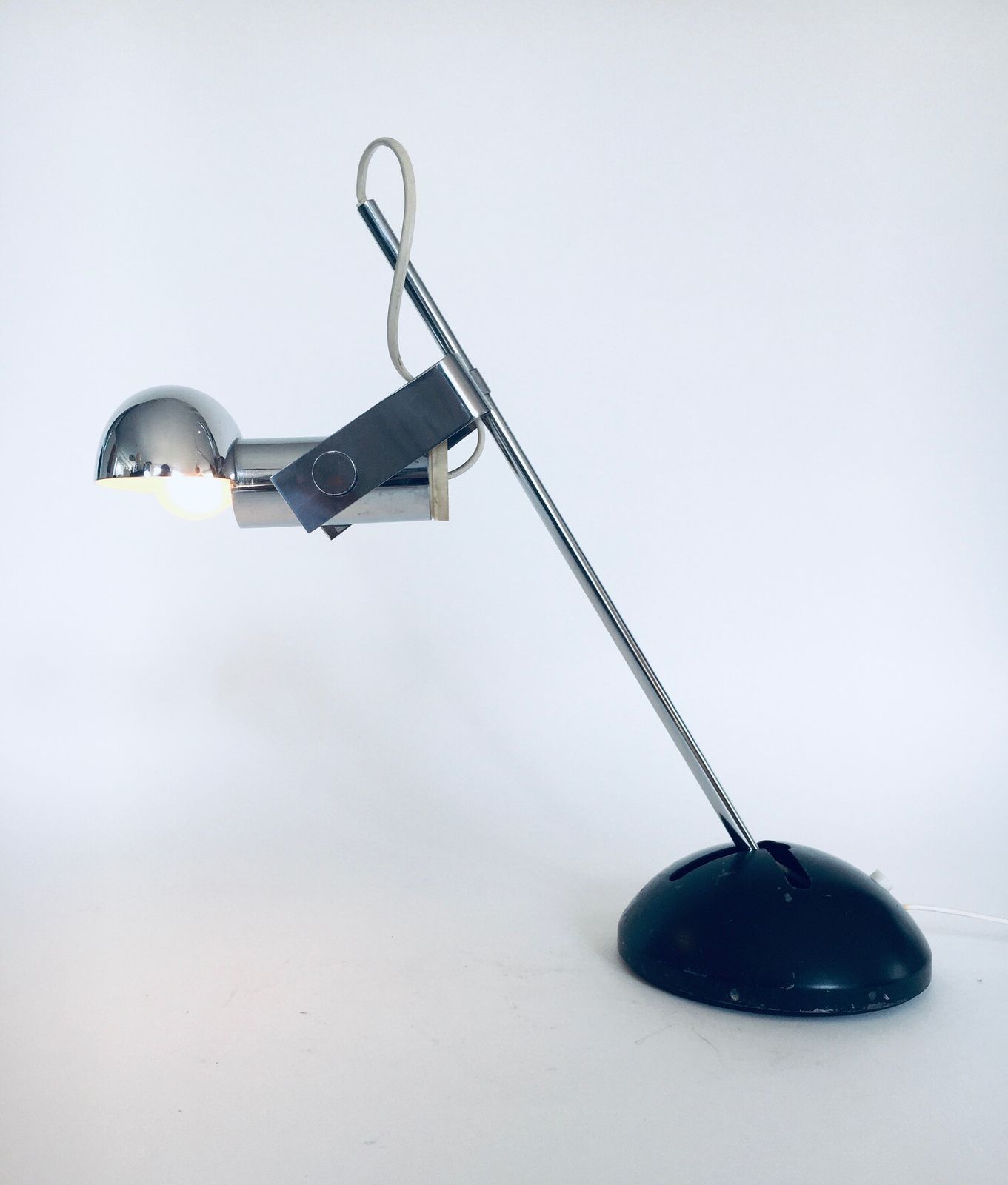 T395 Bureaulamp Door Robert Sonneman Voor Luci Cinisello, Italië, Jaren 1970 photo Verlichting