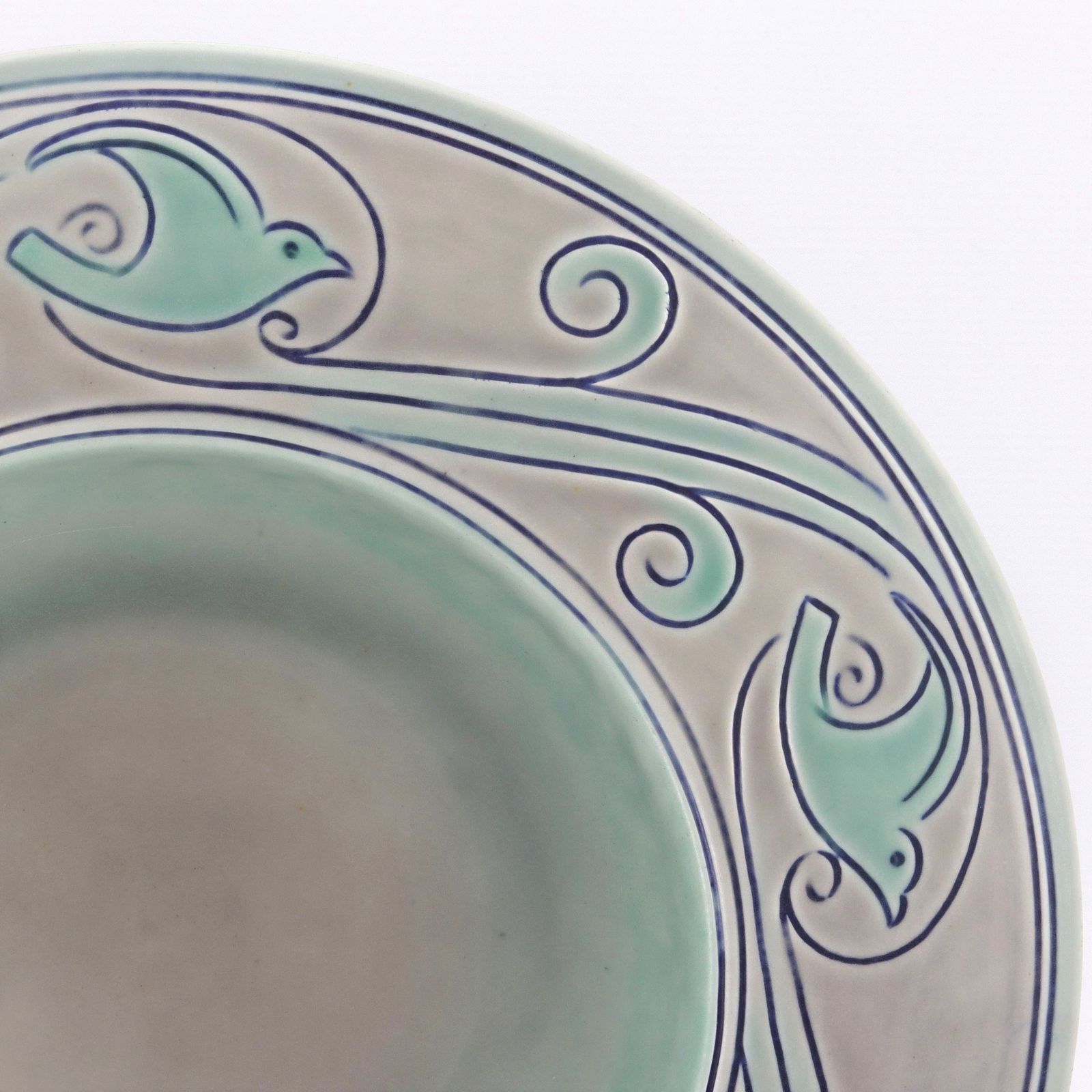 Royal Lancastrian Art Deco Centrepiece Bowl By William S Mycock 1936 photo furniture
