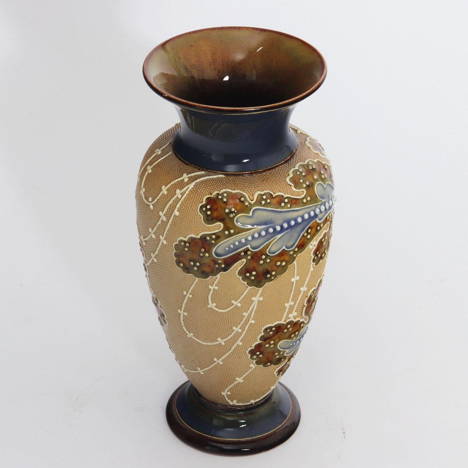 Doulton Lambeth Baluster Vase By Florence Roberts & Rosina Brown C1890 photo 335.0