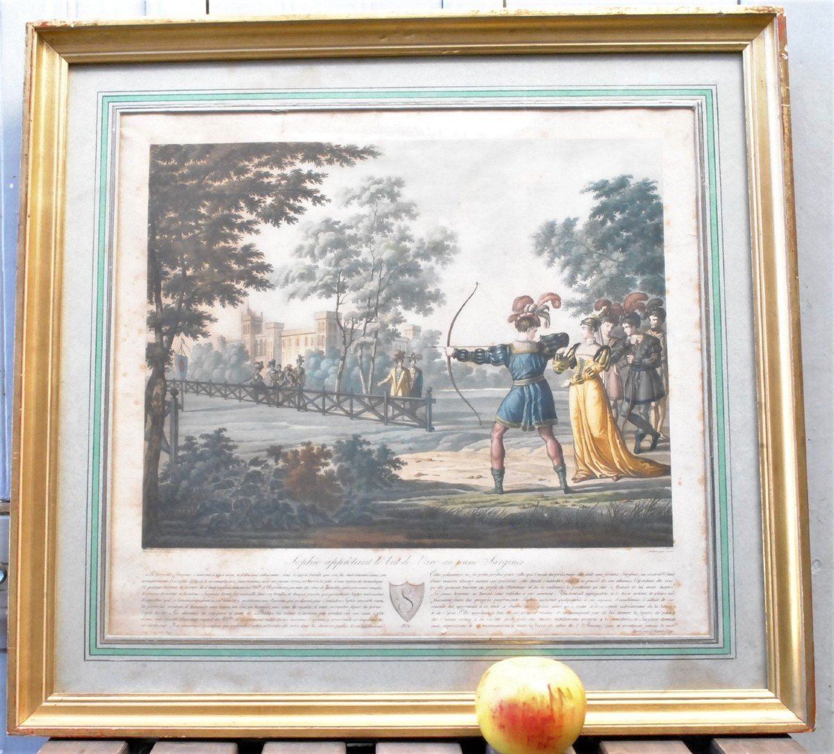 Framed Prints: The Young Sargines And Philippe Auguste, Xixth Century photo furniture