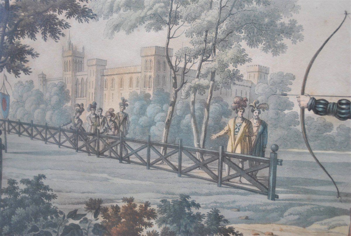 Framed Prints: The Young Sargines And Philippe Auguste, Xixth Century photo vintage