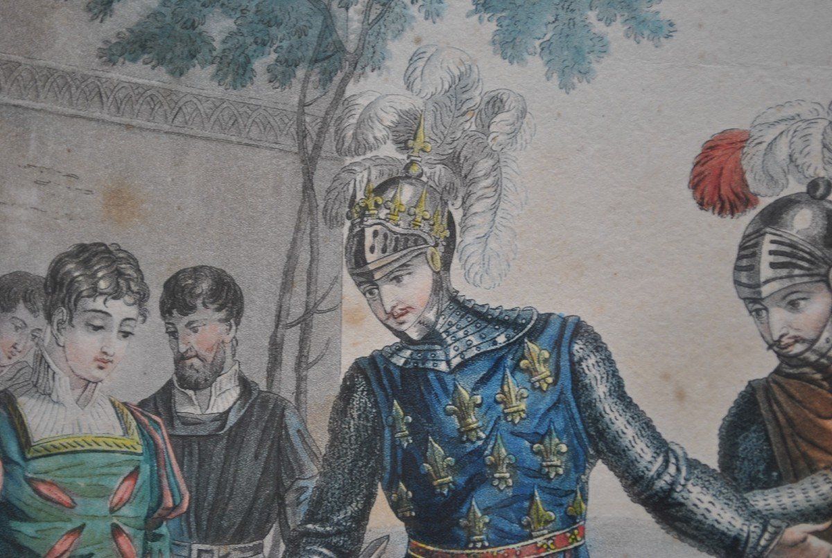 Art Framed Prints: The Young Sargines And Philippe Auguste, Xixth Century photo