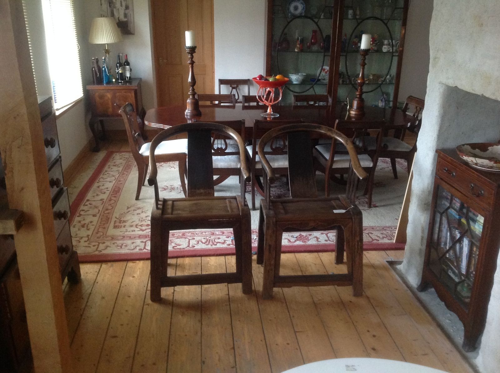 Vintage Chinese Horseshoe  Chairs photo buy