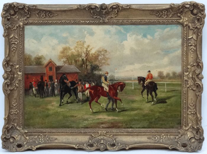 John Parker Davis (1832 1910) American ( Before The Off )