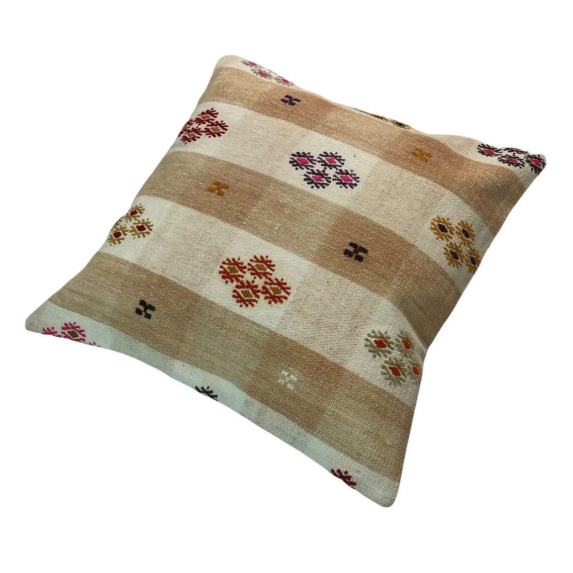photo furniture Tapis Kelim Kilim Pillow Cover ,Vintage Meditation Bench Kelim Teppich Boho Kilim