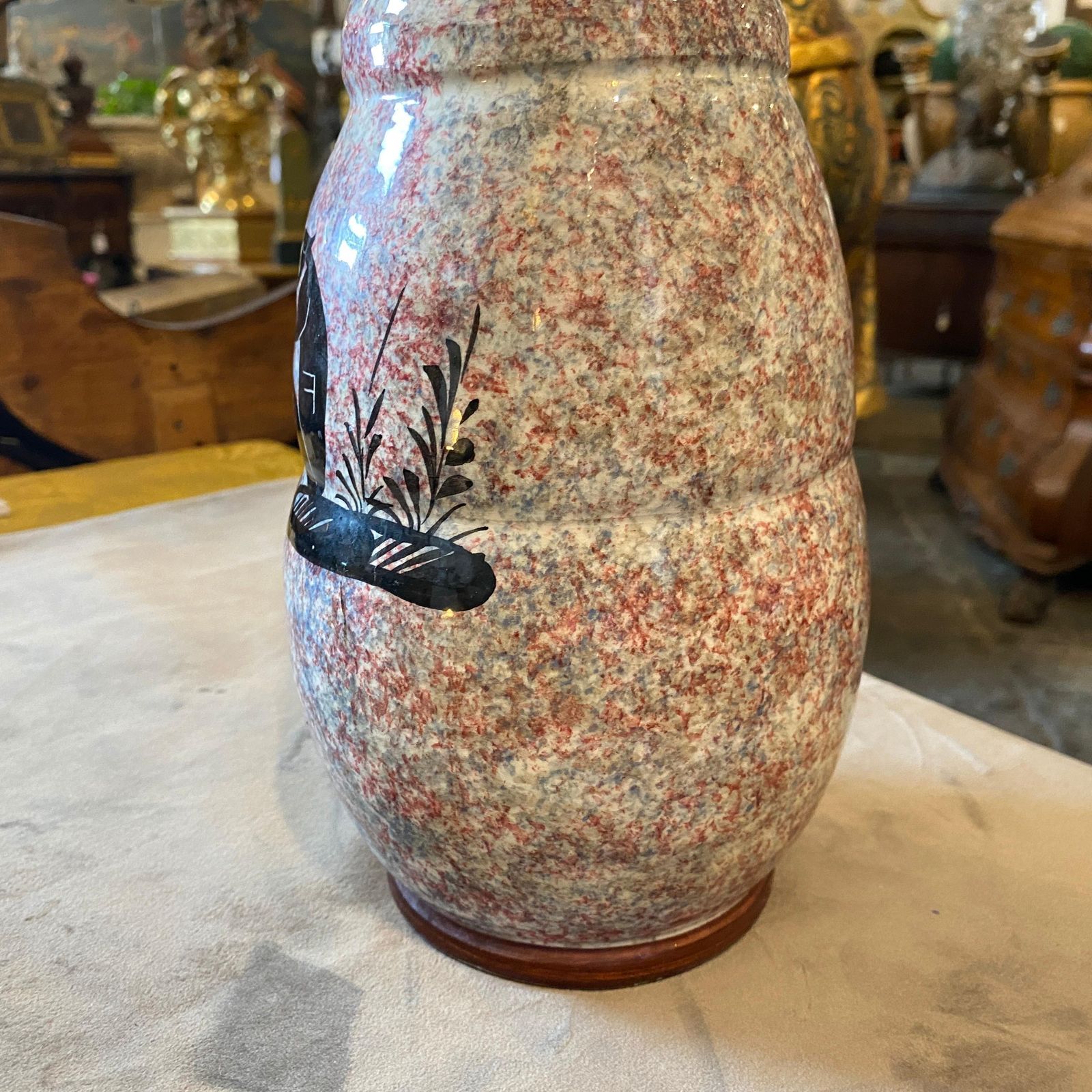 1930s Art Deco Ceramic Italian Vase By Bitossi photo 432.0