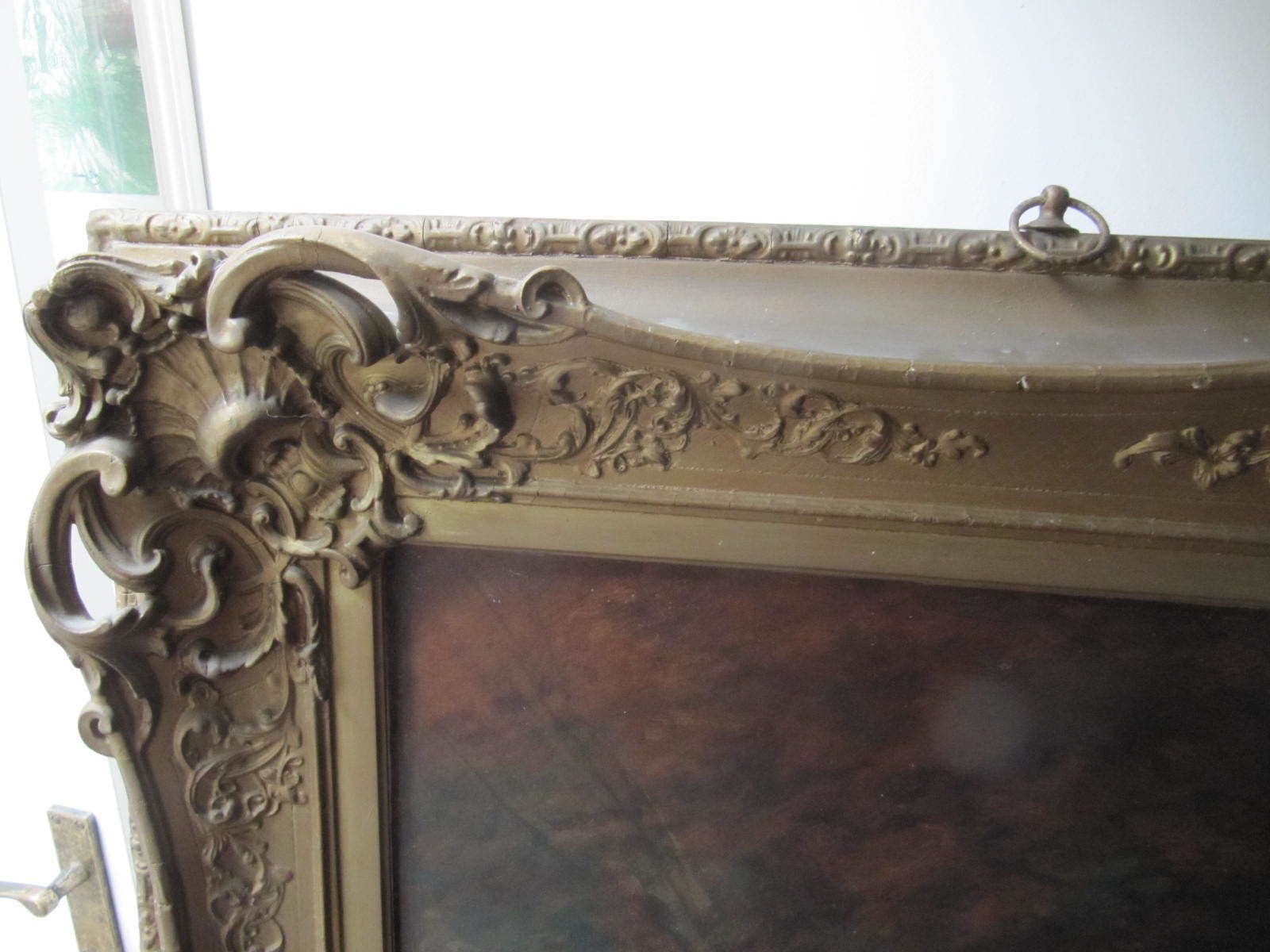 Huge 5ft Early 19th Century Portrait Of A Lady In Original Frame Old Master photo for sale