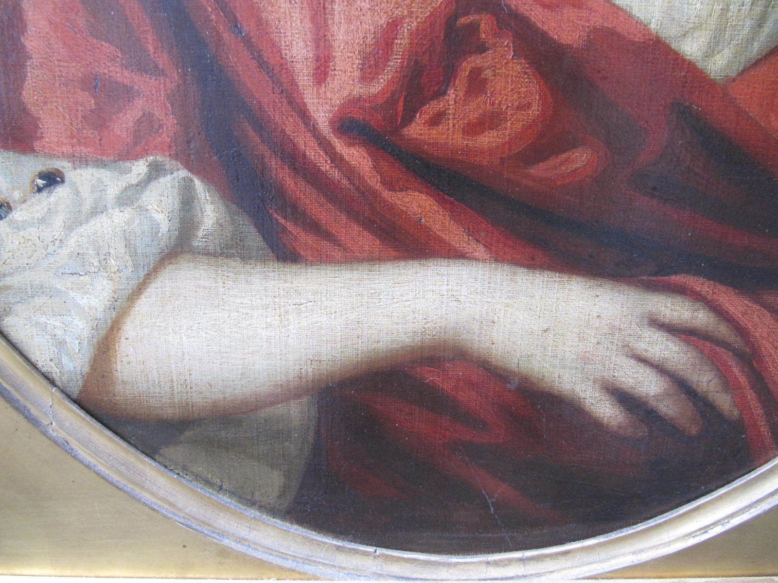 Fine 17th 18th C Large Oil Portrait Painting Of Lady Circle Of Charles D'agar photo 1195.0