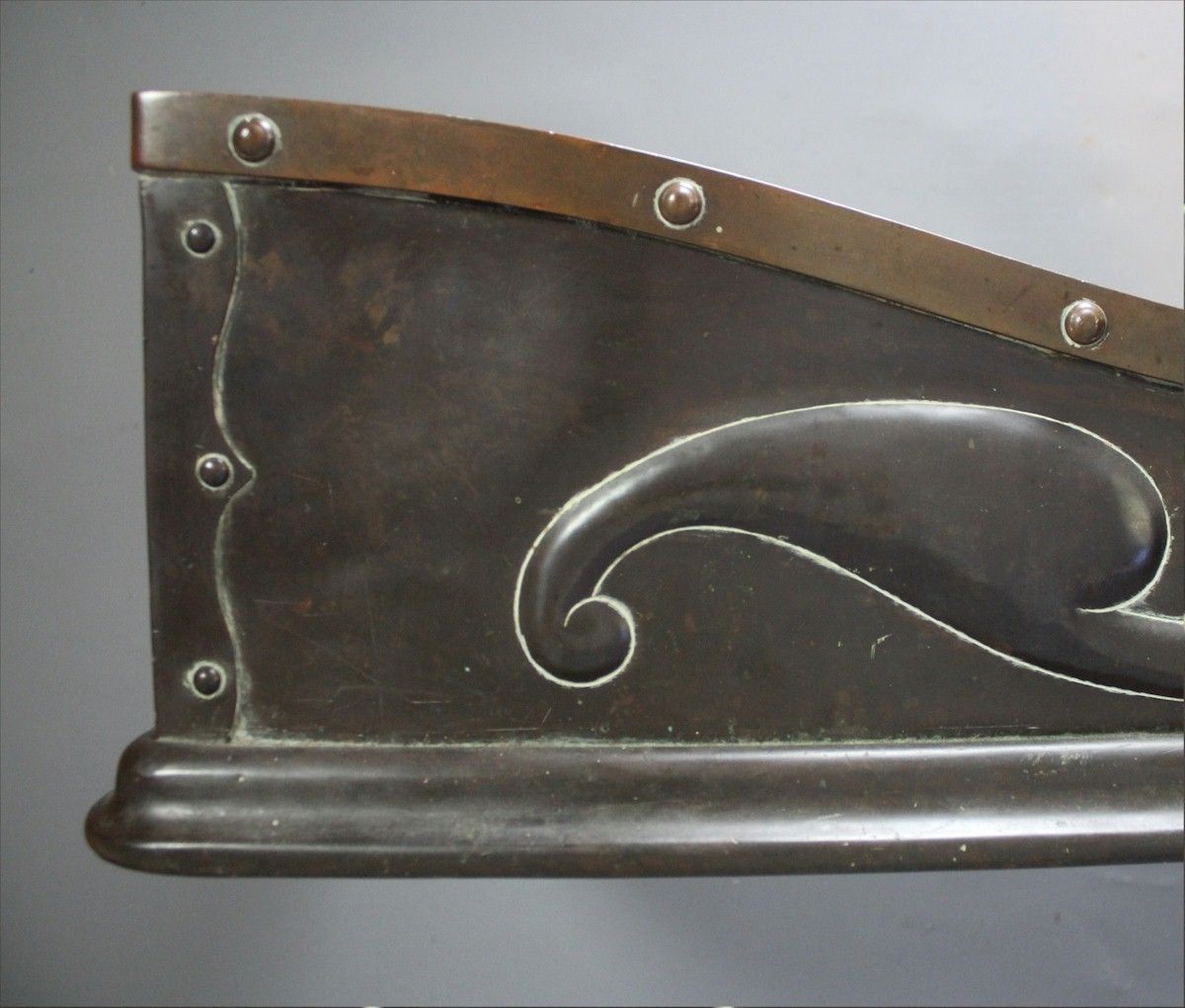 An Arts And Crafts Bronze And Copper Fender photo 342.0