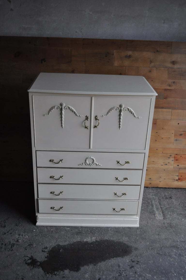 photo furniture Vintage Painted Chest Of Drawers, Circa 1960
