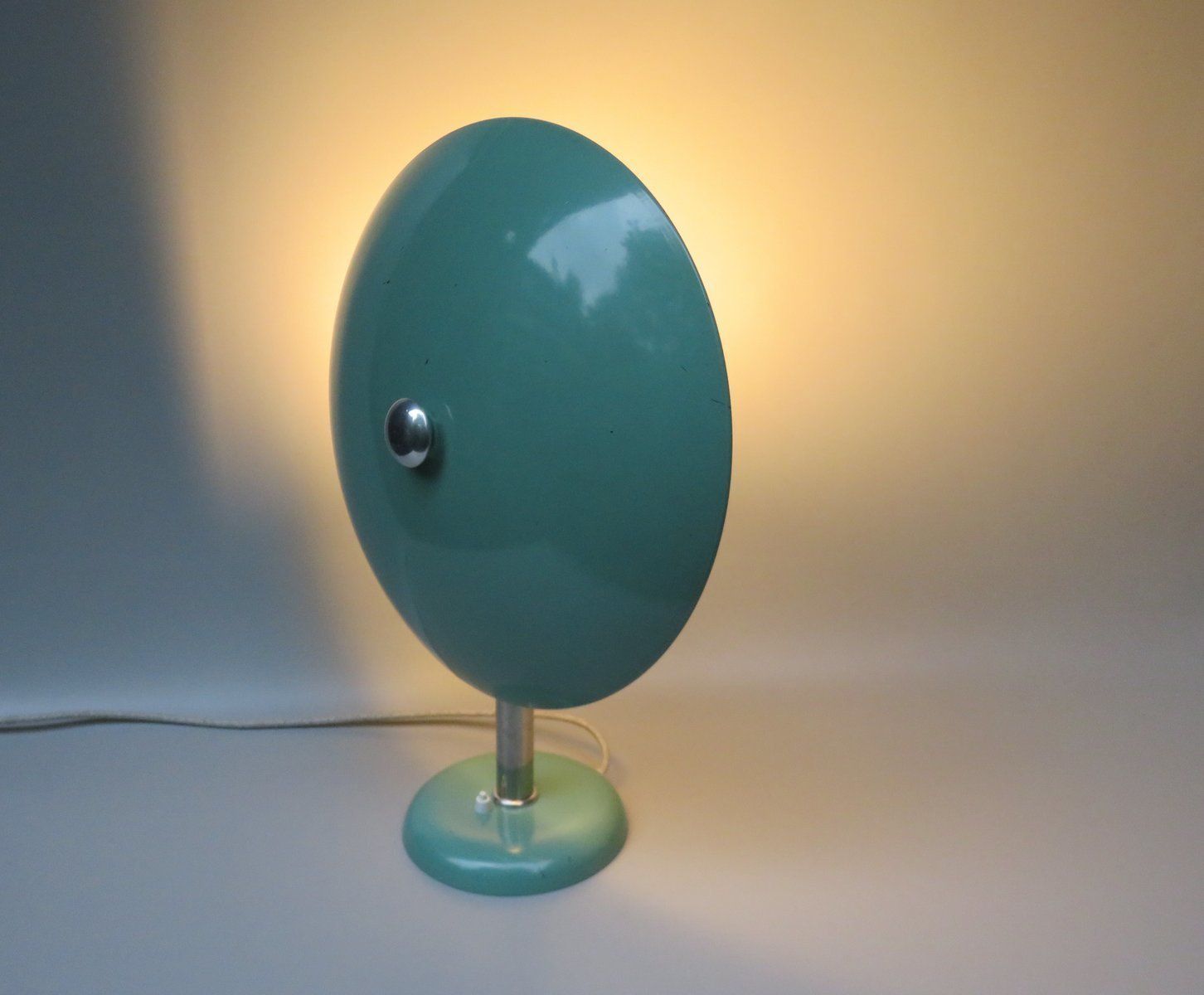 3228.0 Bauhaus Schröder 2000 Table Lamp By Max Schumacher For Metallwerk Werner Schröder, 1930s photo