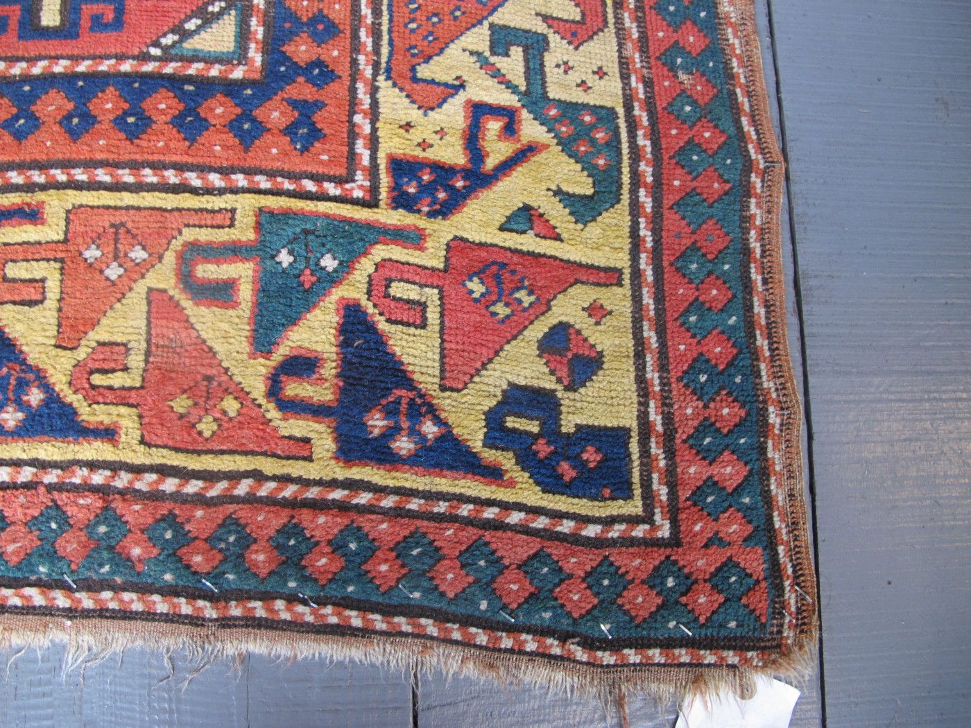 Antique Moghan Rug With Memling Guls, Caucasus Circa 1870, 2.60m X 1.20m photo 1950.0
