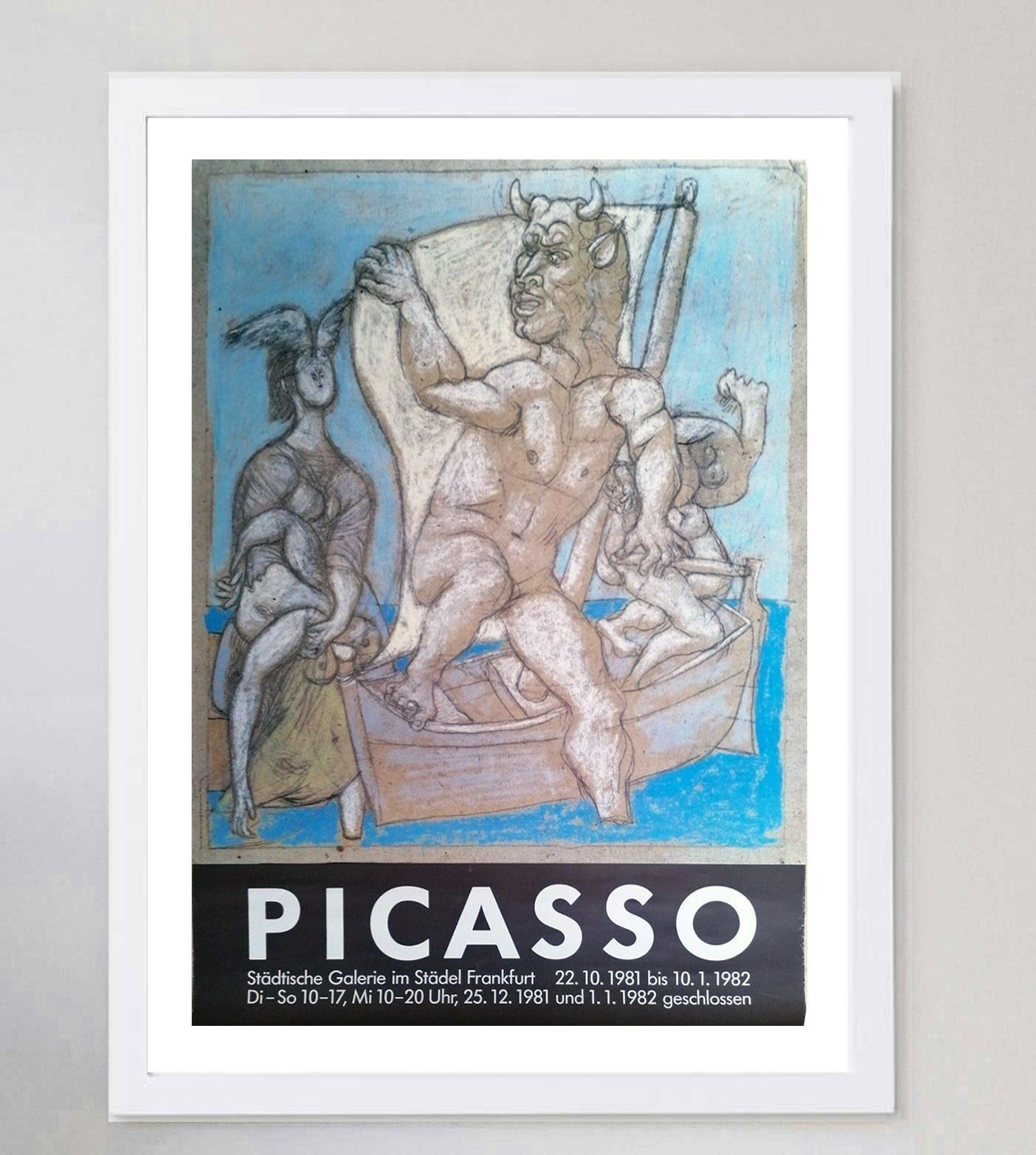 Pablo Picasso   Stadtische Galerie Original Vintage Poster photo for sale