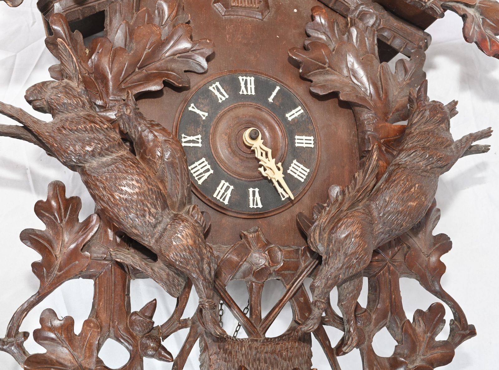 Antique Black Forest Cuckoo Clock German Wall Clocks photo for sale