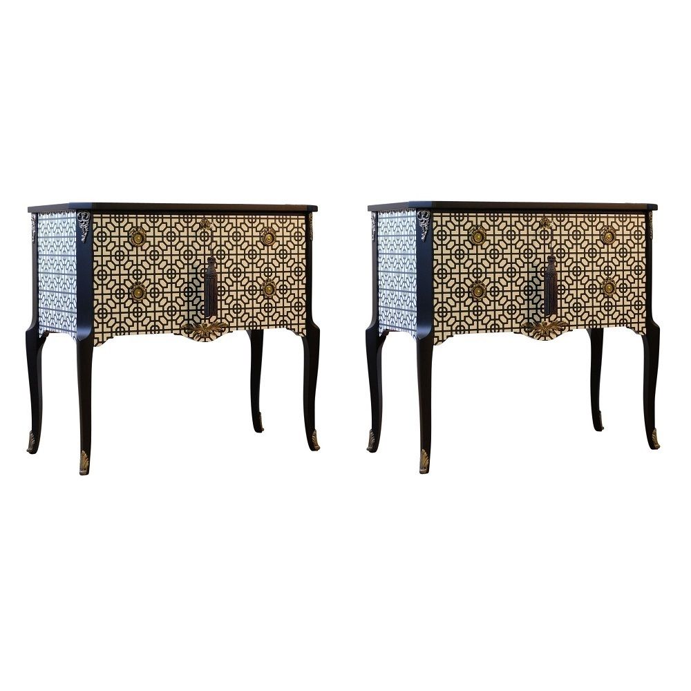 Art Deco Commodes, 1900s, Painted Wood photo for sale
