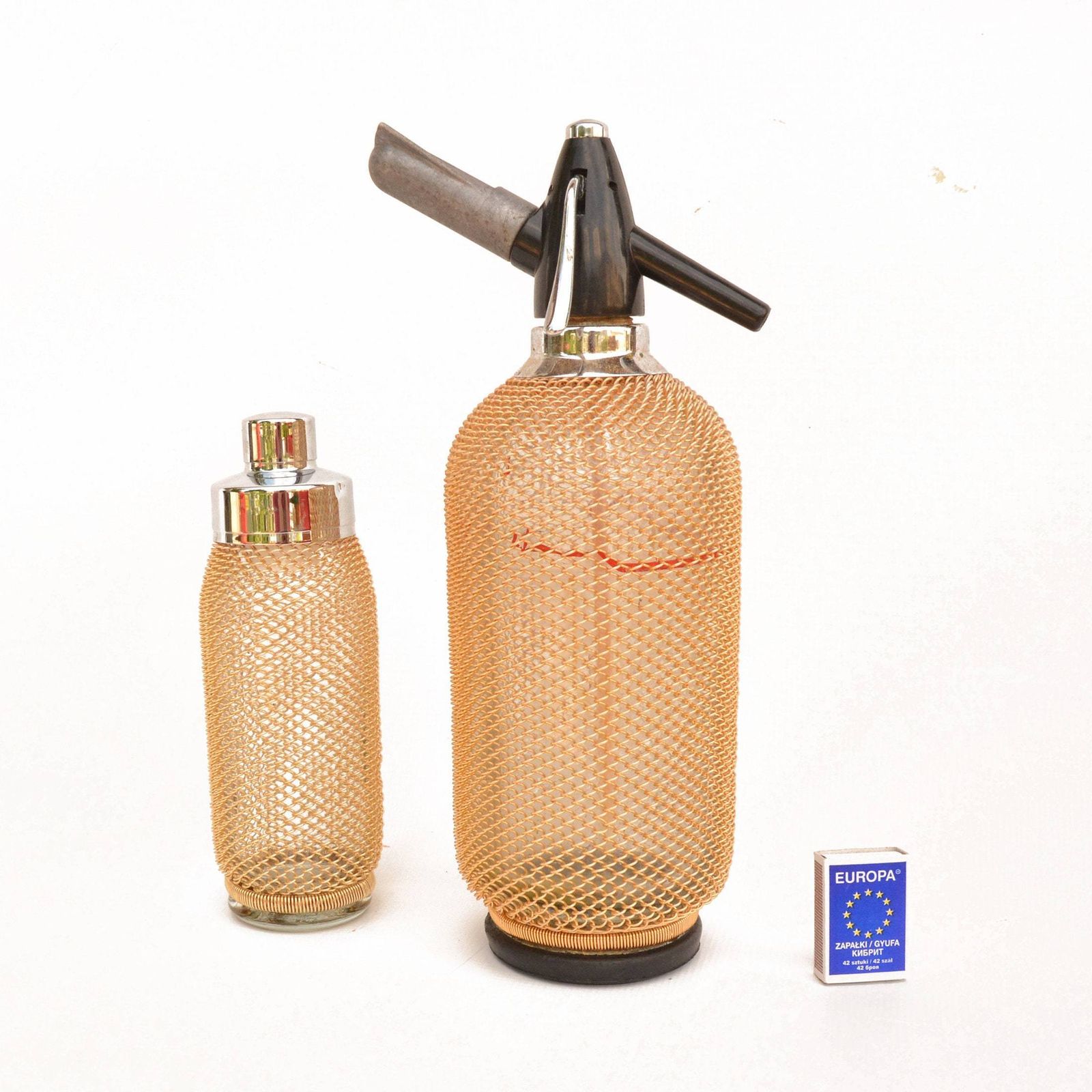 Golden Merkuria Bartender Set, Czechoslovakia, 1970s photo for sale
