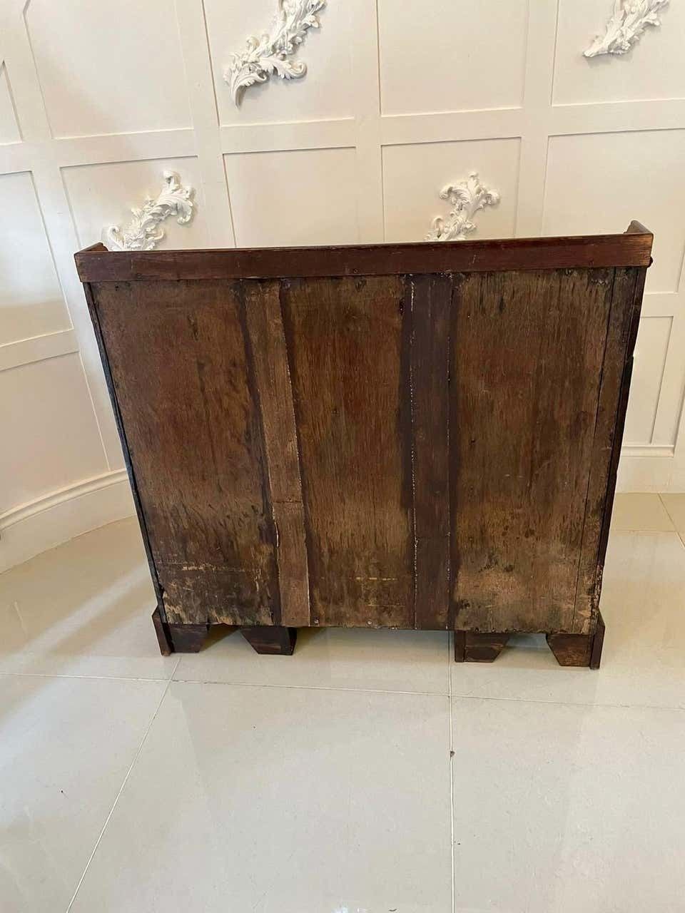 2215.0 Unusual Antique George Lii Mahogany And Oak Desk photo