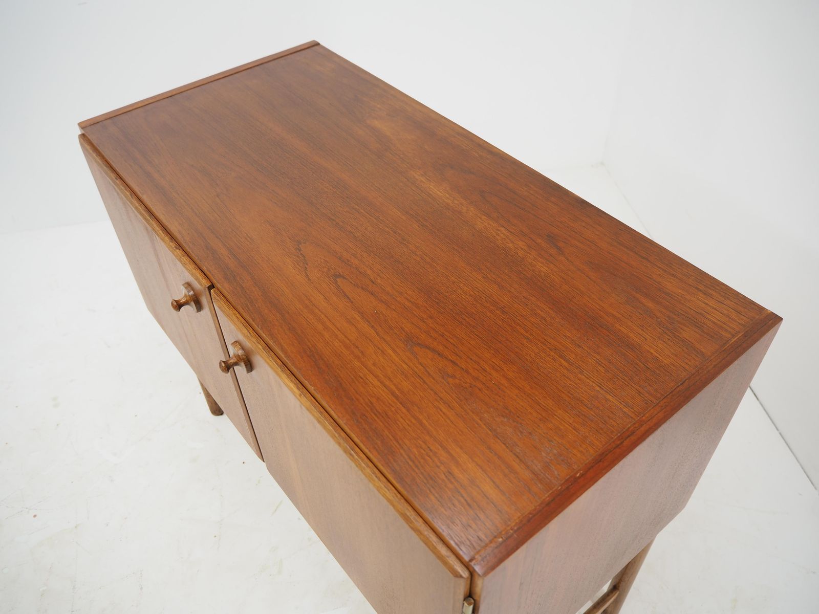 1960 Rare Teak And Oak Cabinet By Krasna Jizba Czechoslovakia photo vintage