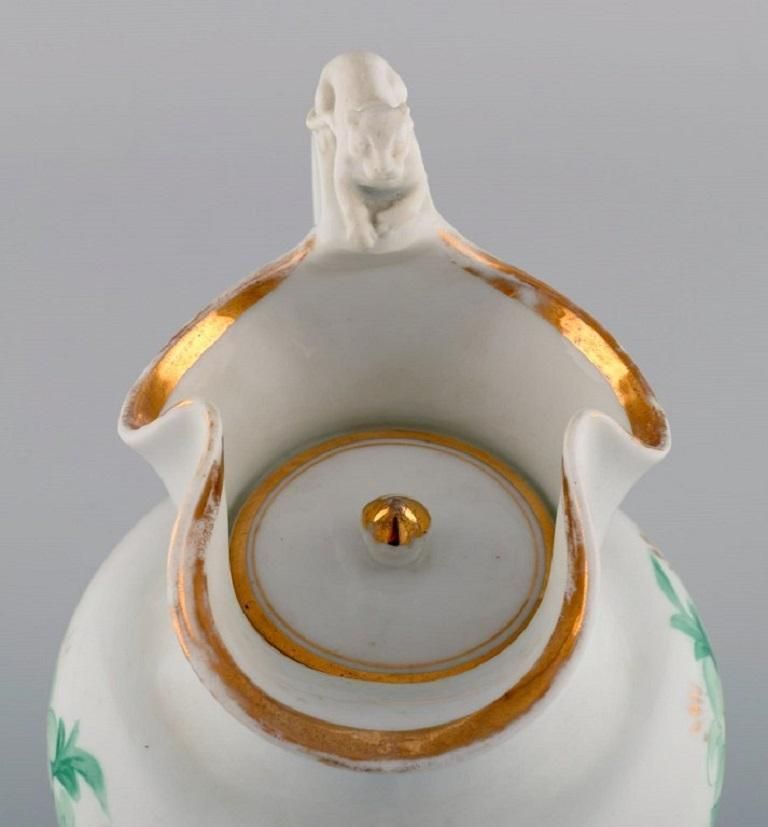 Antique Bing & Grøndahl Chocolate Jug In Porcelain Modelled With A Lion photo 296.0