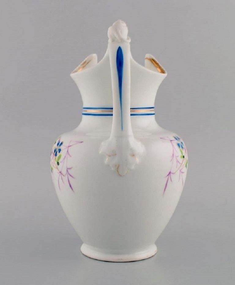 Antique Bing & Grøndahl Chocolate Jug In Porcelain Modelled With A Lion photo Home Decor