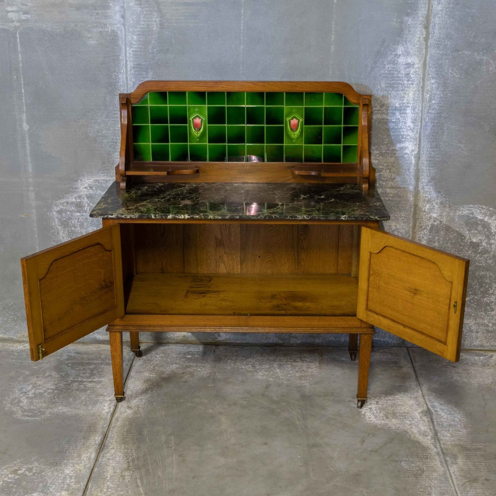 Edwardian Oak Washstand, 1900s photo 1450.0
