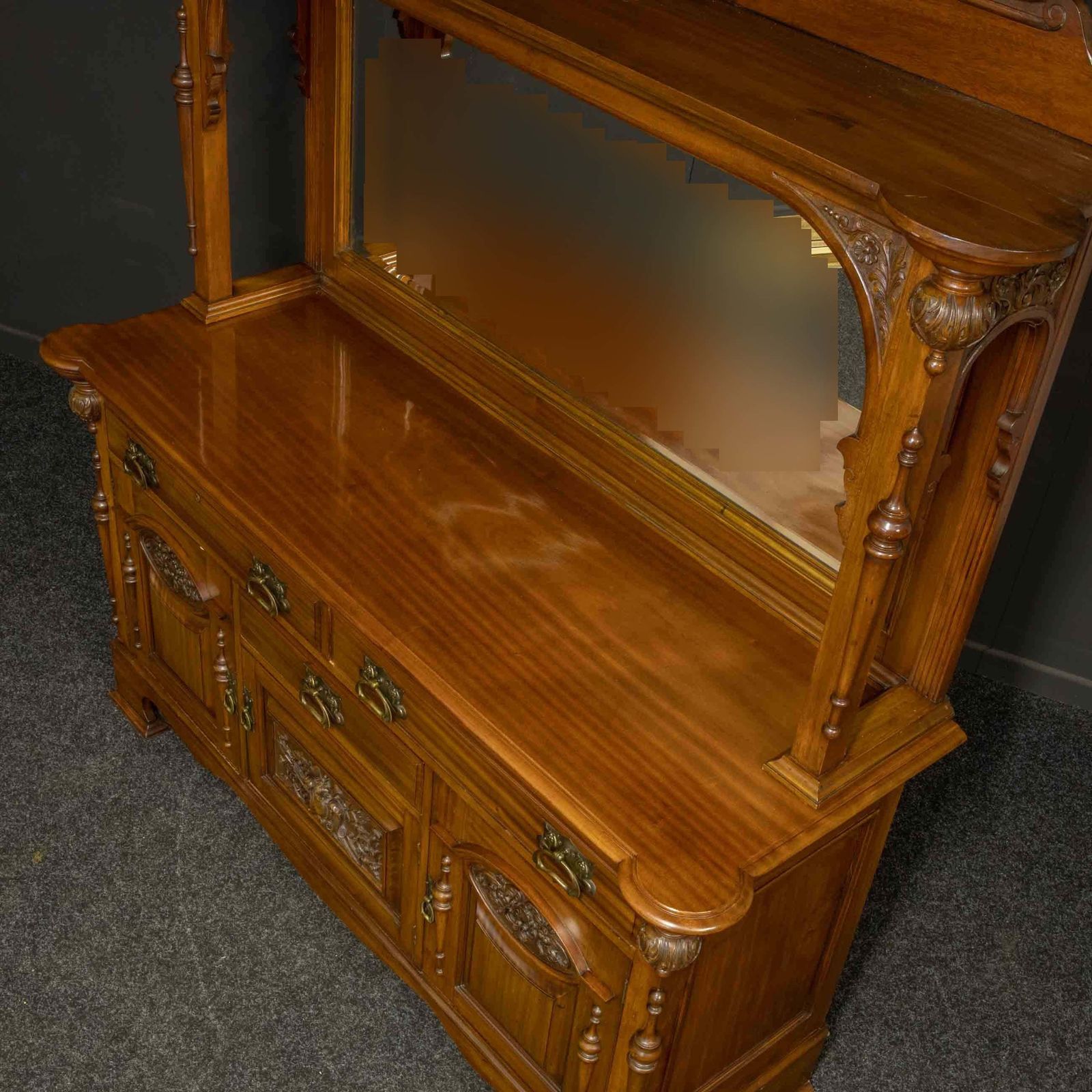 Victorian Mahogany Sideboard, 1800s photo buy
