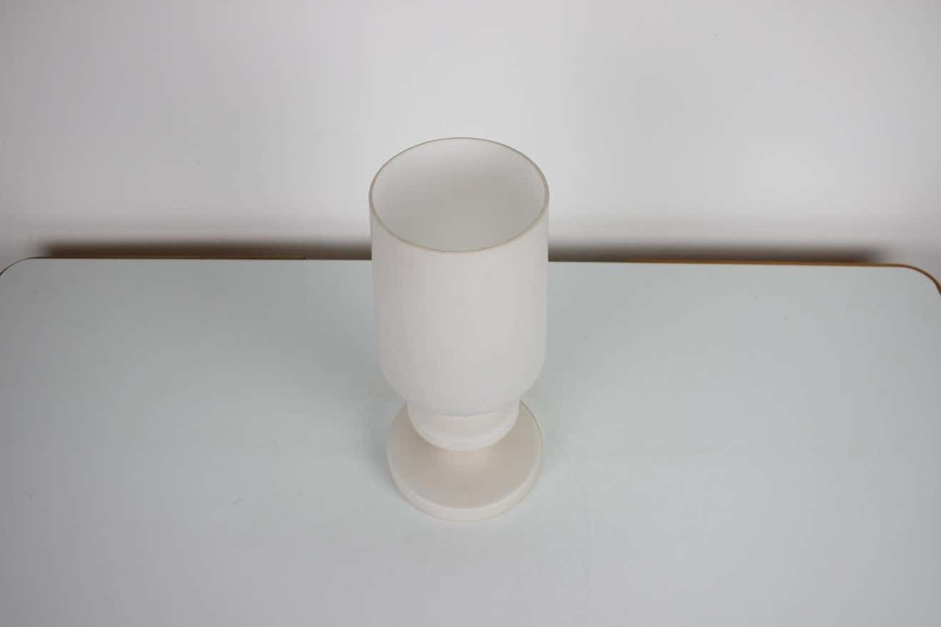 Mid Century All Glass Table Lamp/ Osvětlovací Sklo Valašské Meziříčí, 1970's. photo buy