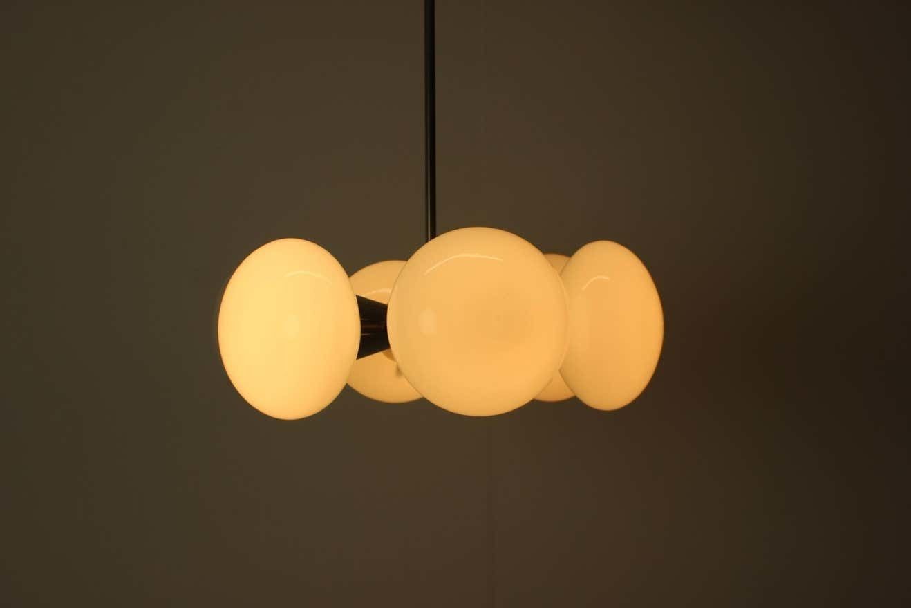 Mid Century Chandelier/ Kamenický šenov, 1970's. photo buy