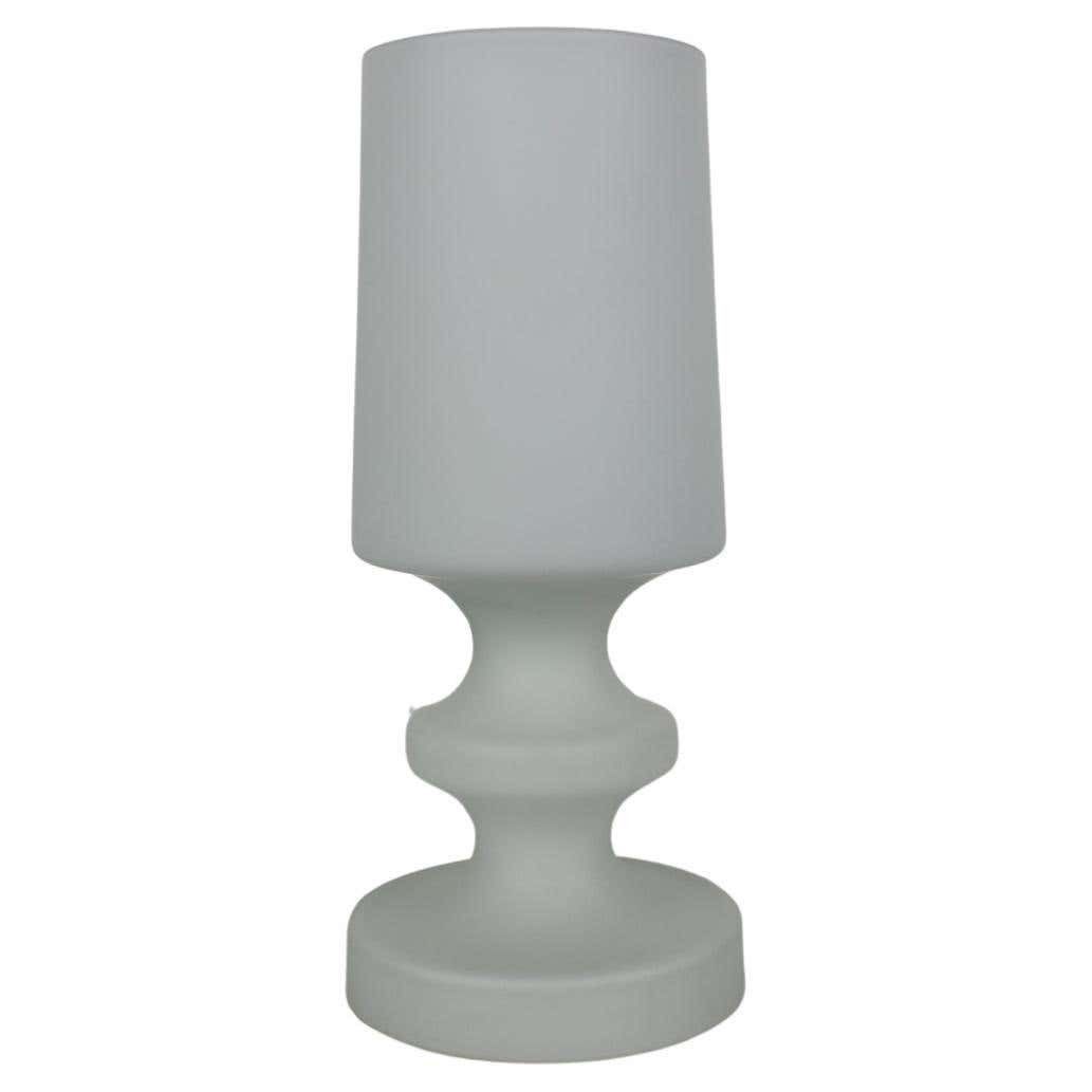 Mid Century All Glass Table Lamp/ Osvětlovací Sklo Valašské Meziříčí, 1970's. photo furniture