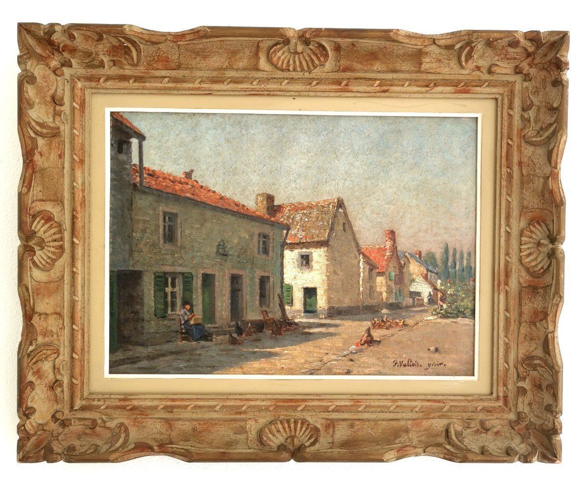 Paul Félix Vallois (1845 1906) Ruelle D'yvoire (Haute Savoie) photo furniture