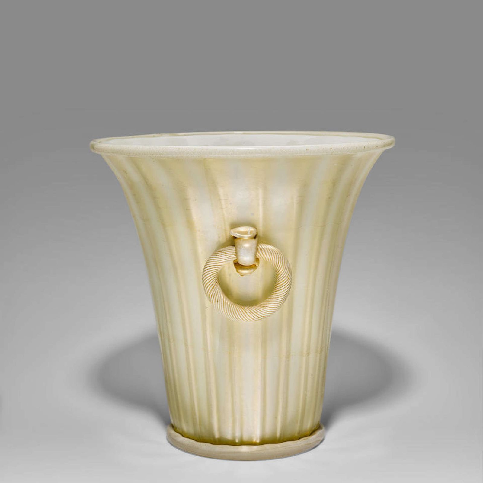 Twin Handled Vase By Ercole Barovier For Barovier And Toso, 1956 photo Home Decor