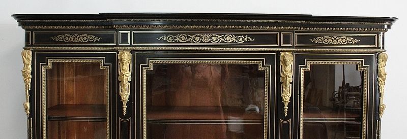 Important Library, Napoleon III Period   Mid 19th Century photo furniture
