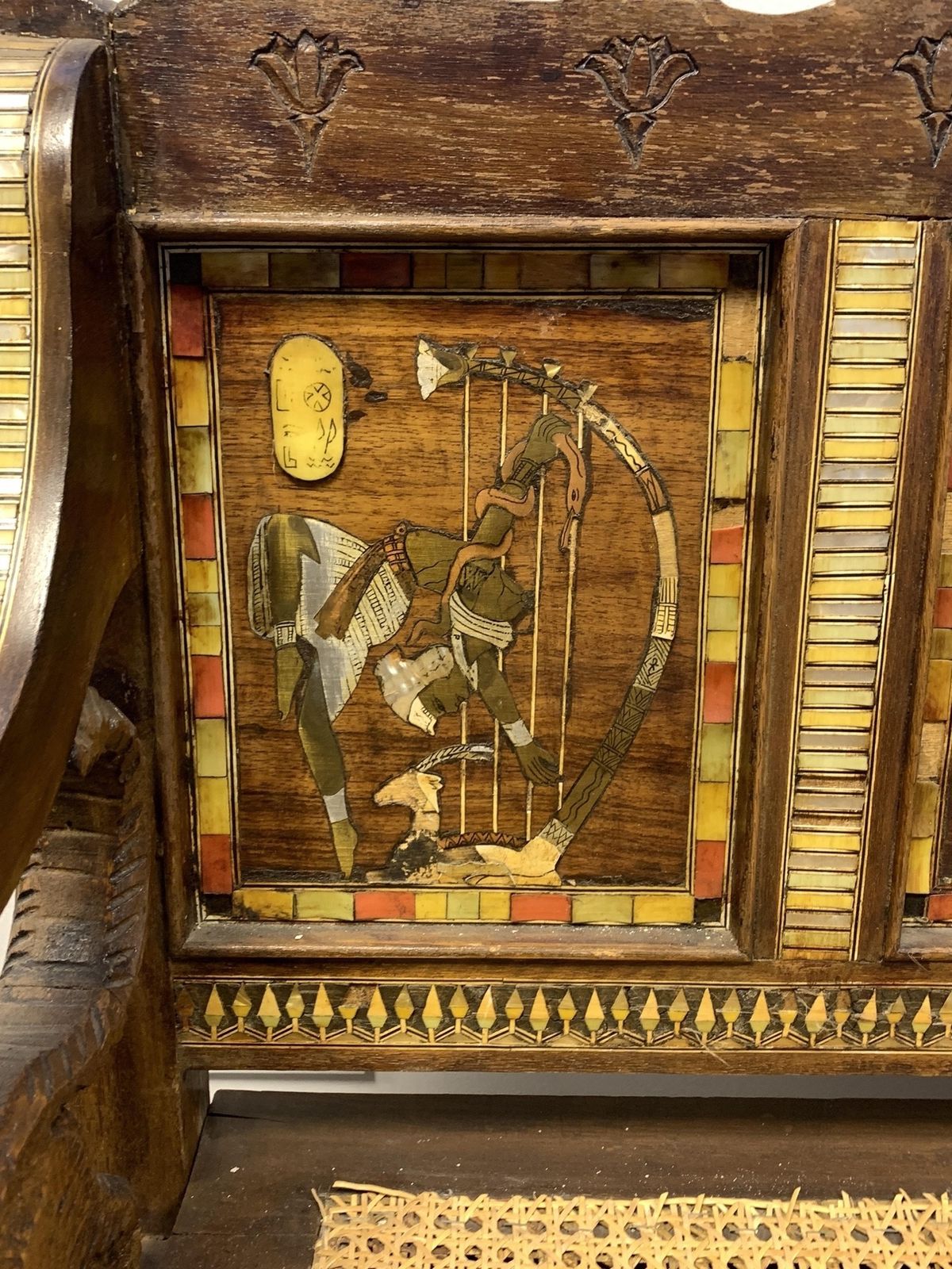 photo furniture A Fine 19th Century Egyptian Revival Set Of Three Furniture