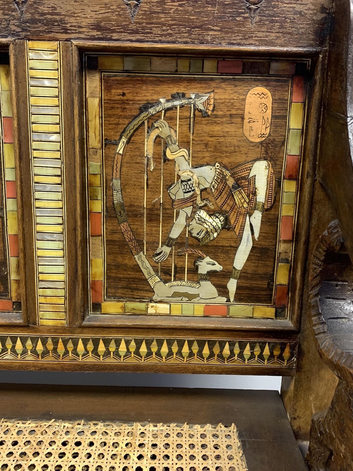 Furniture A Fine 19th Century Egyptian Revival Set Of Three Furniture photo