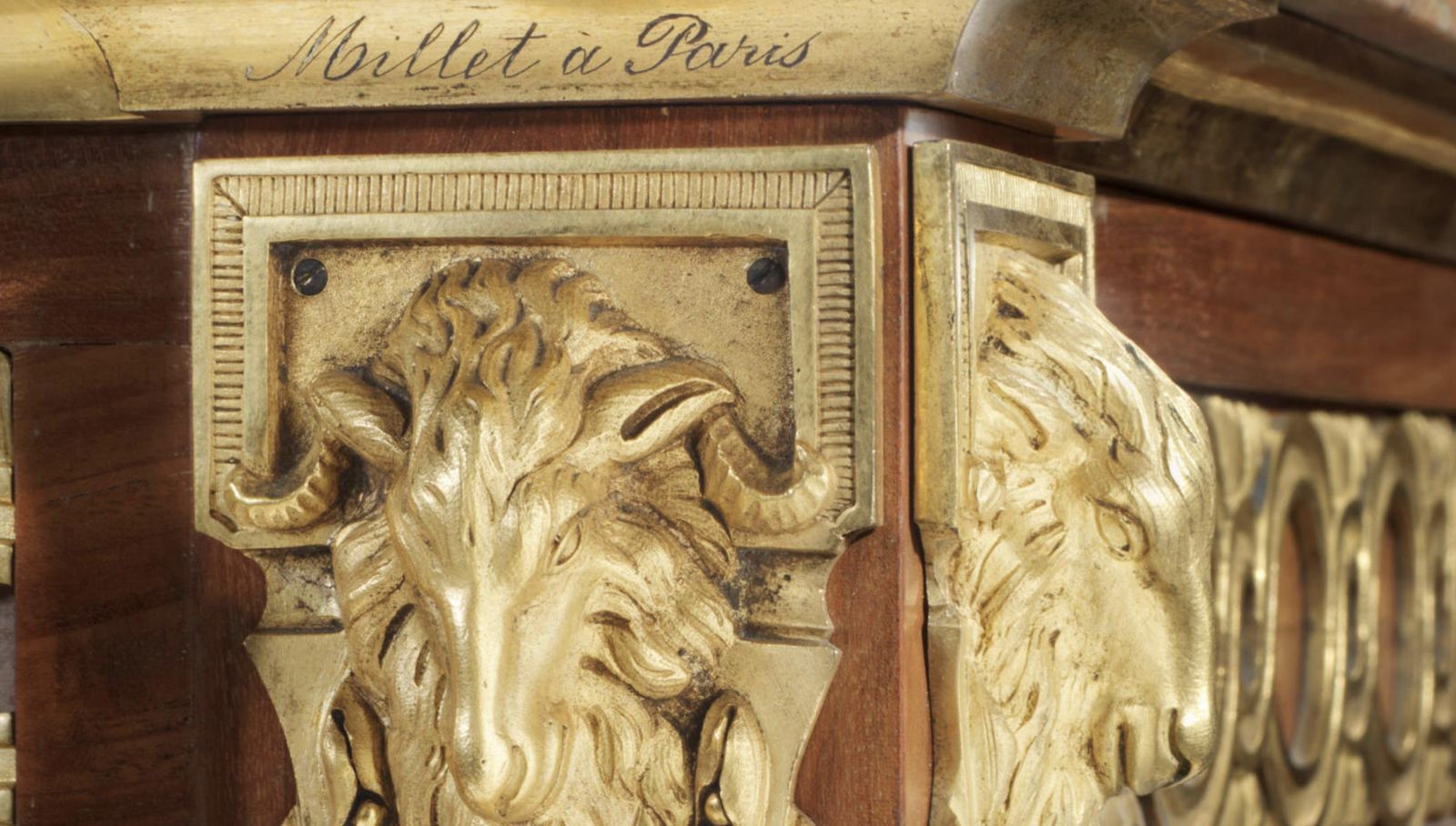 A French Ormolu Mounted Tulipwood, Fruitwood And Parquetry Secrétaire à Abattant By Millet photo Furniture