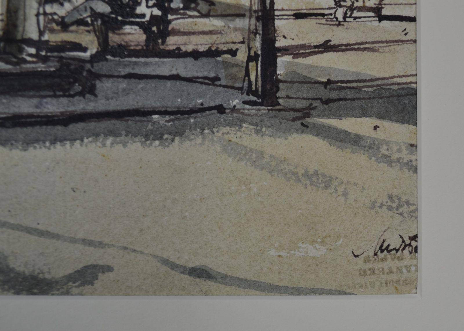 Marianne Von Werther, Rba, The Pump House Gazebo, Berkeley Square, London, 20th Century Watercolour Drawing photo for sale